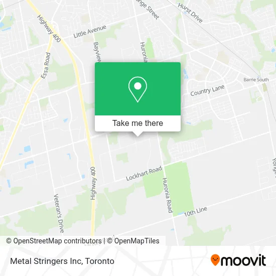 Metal Stringers Inc map