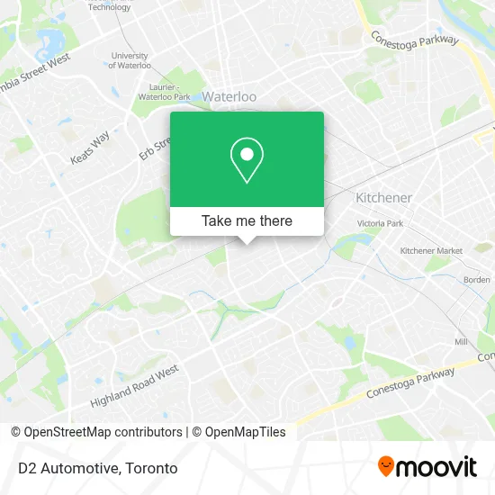 D2 Automotive map