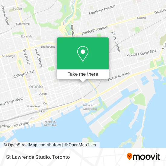 St Lawrence Studio map