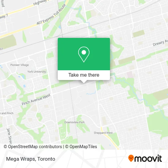Mega Wraps map