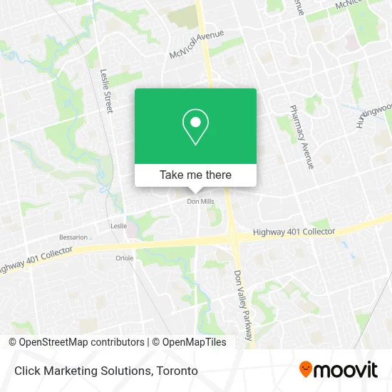 Click Marketing Solutions map