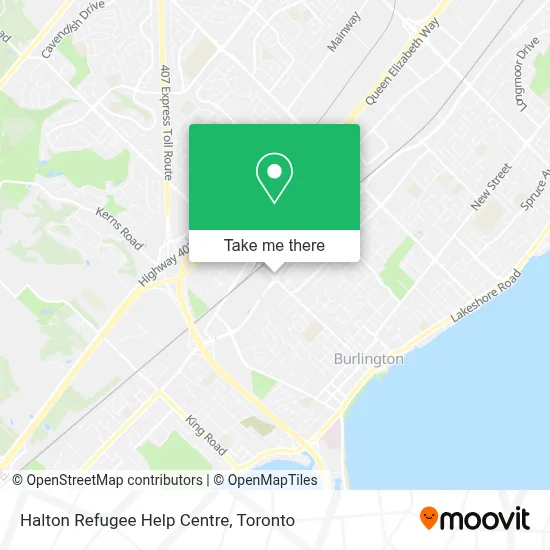 Halton Refugee Help Centre map