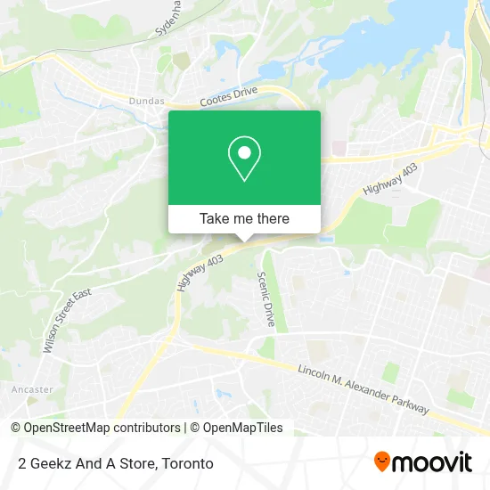 2 Geekz And A Store map