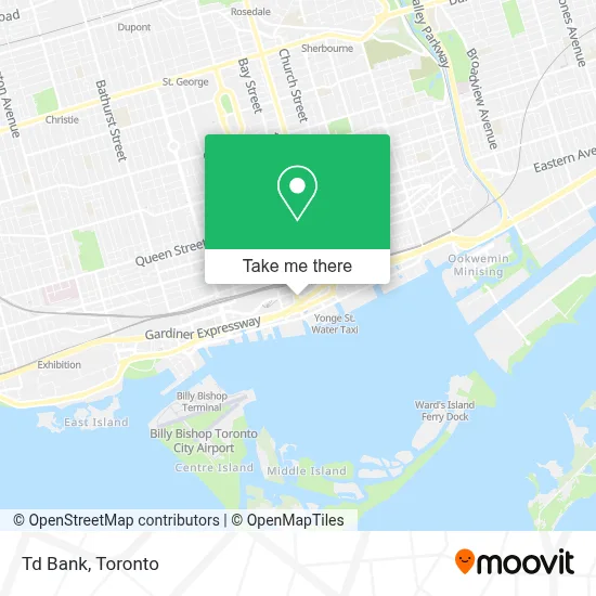 Td Bank map