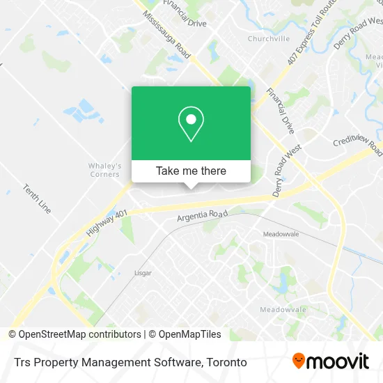 Trs Property Management Software map