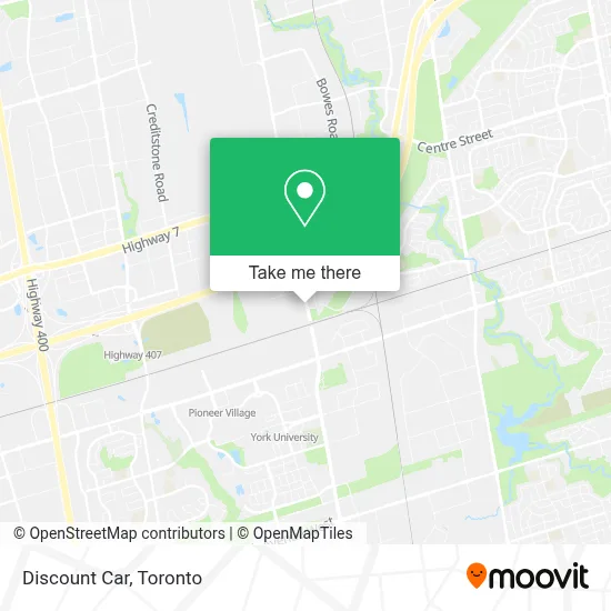 Discount Car map