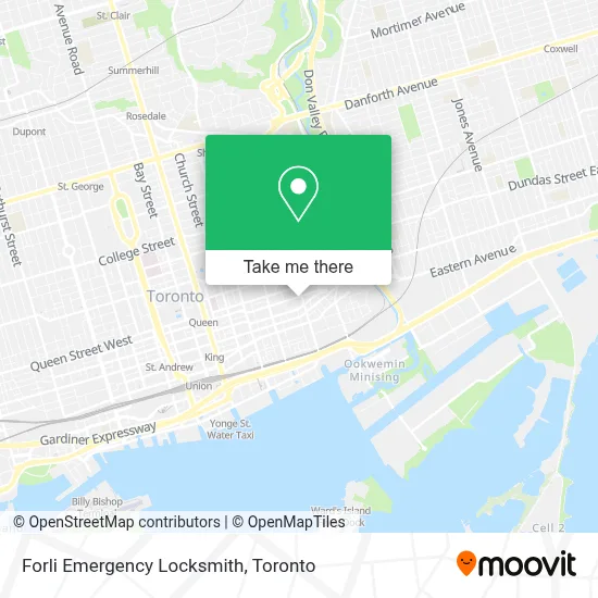 Forli Emergency Locksmith map