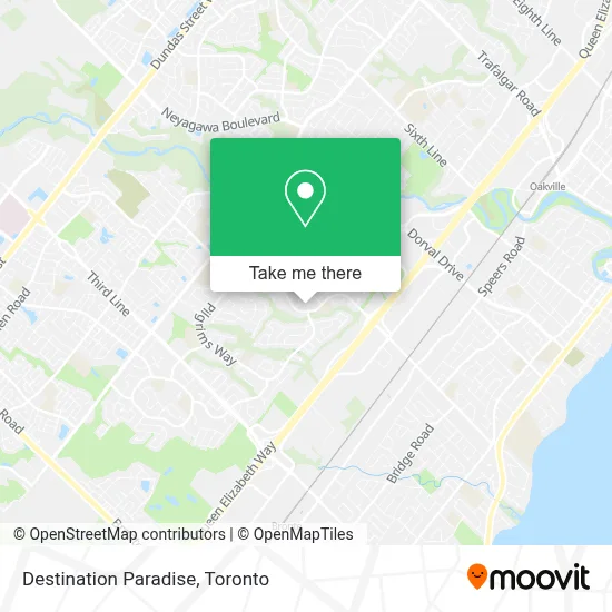 Destination Paradise map