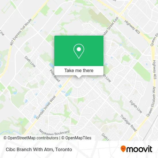 Cibc Branch With Atm map