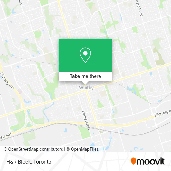 H&R Block map
