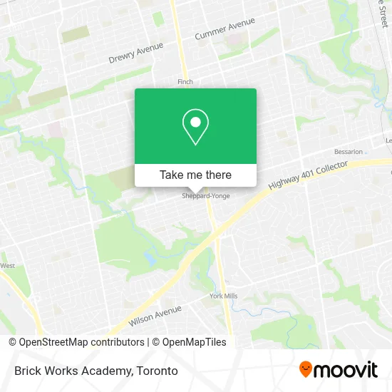Brick Works Academy map