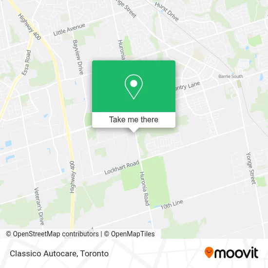 Classico Autocare map