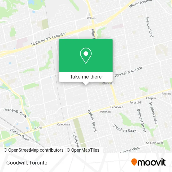 Goodwill map
