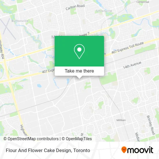 Flour And Flower Cake Design map