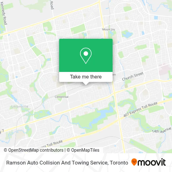 Ramson Auto Collision And Towing Service map