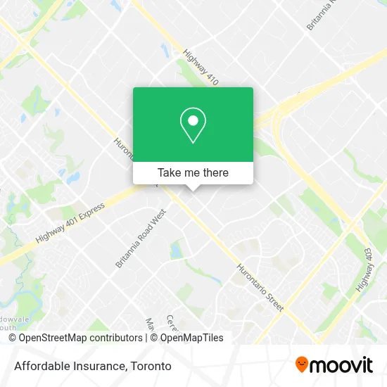 Affordable Insurance map