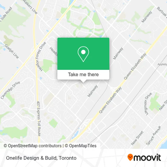 Onelife Design & Build map
