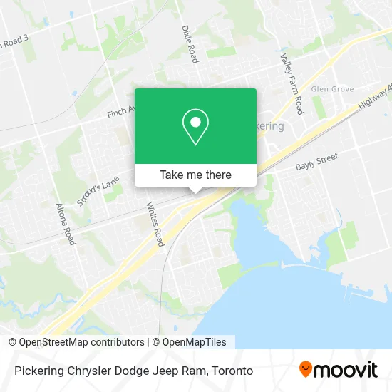 Pickering Chrysler Dodge Jeep Ram map