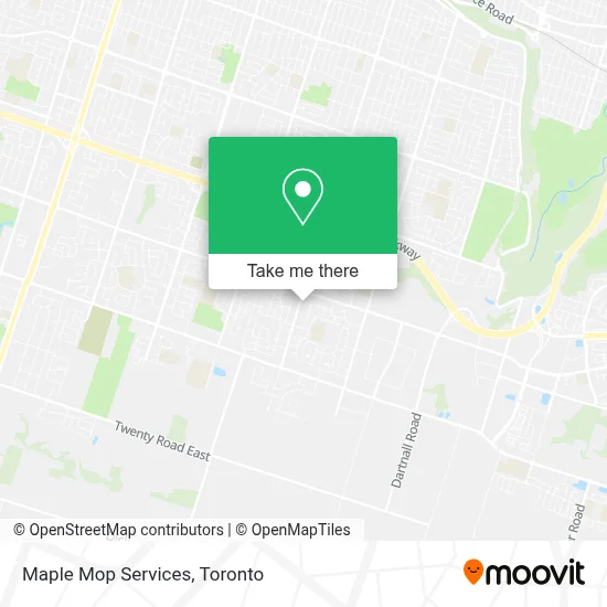 Maple Mop Services map