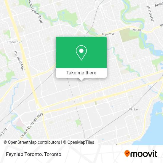Feynlab Toronto map