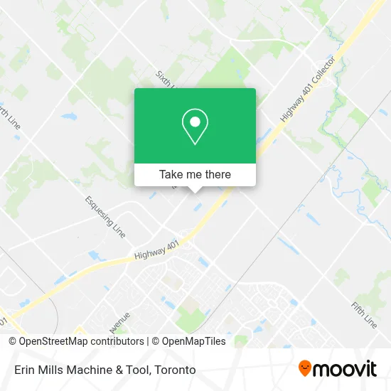 Erin Mills Machine & Tool map