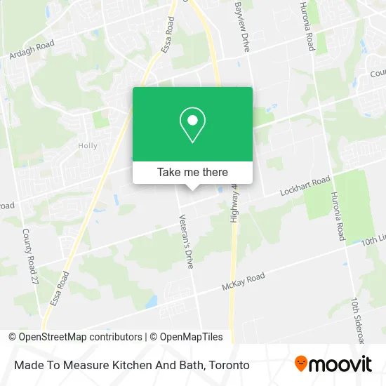 Made To Measure Kitchen And Bath map