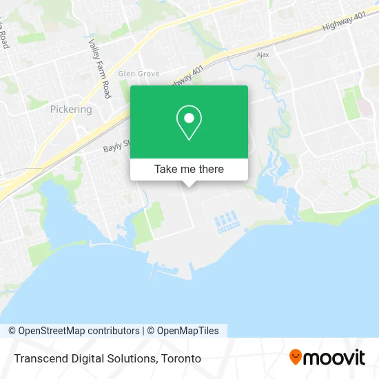Transcend Digital Solutions map