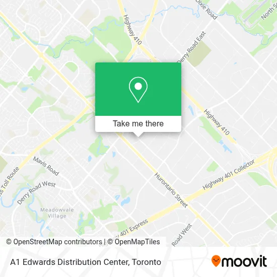 A1 Edwards Distribution Center map