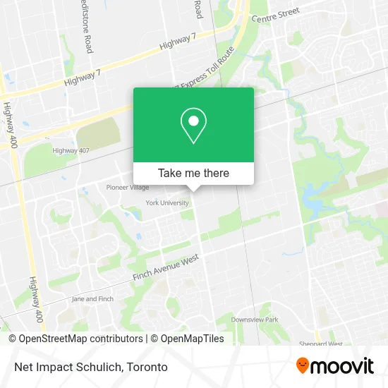 Net Impact Schulich map