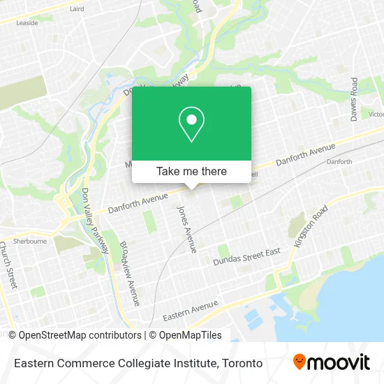 Eastern Commerce Collegiate Institute map