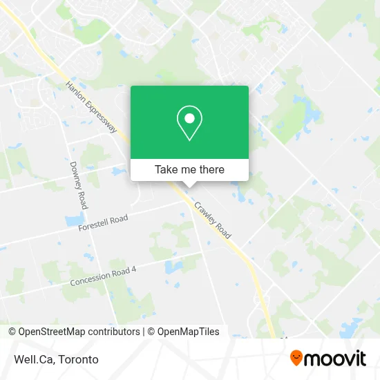 Well.Ca map