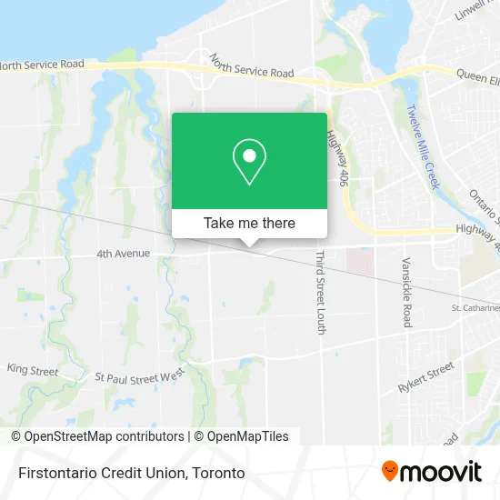 Firstontario Credit Union map