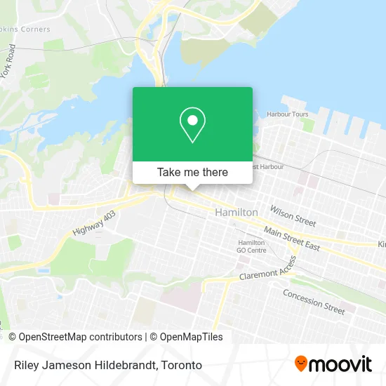 Riley Jameson Hildebrandt map