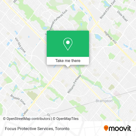 Focus Protective Services map