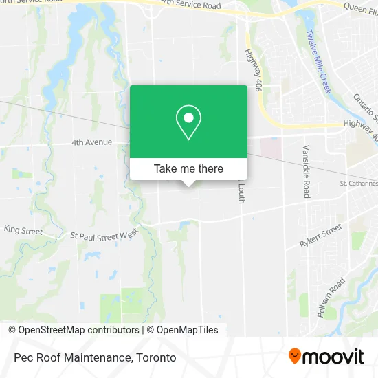 Pec Roof Maintenance map
