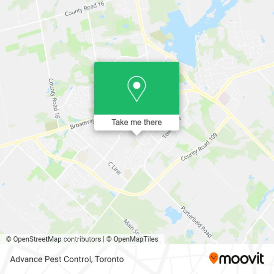 Advance Pest Control map