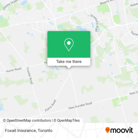 Foxall Insurance map