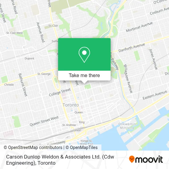 Carson Dunlop Weldon & Associates Ltd. (Cdw Engineering) map