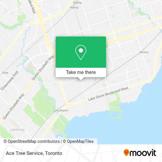 Ace Tree Service map