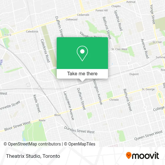 Theatrix Studio map
