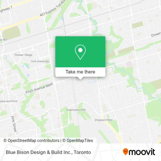 Blue Bison Design & Build Inc. map