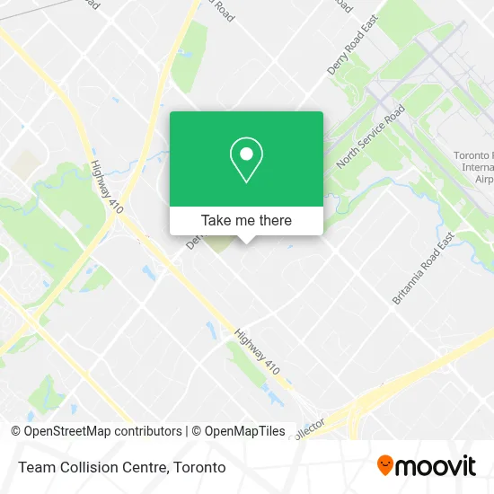 Team Collision Centre map