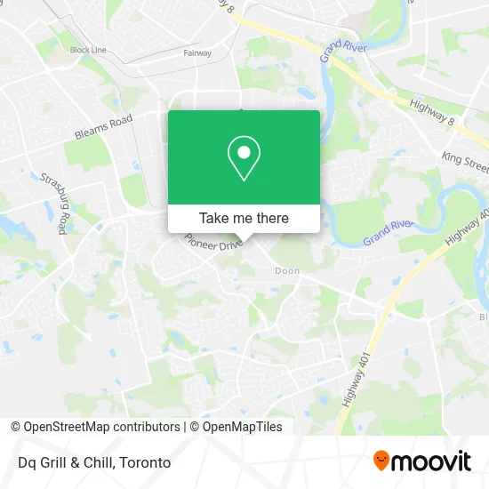 Dq Grill & Chill map