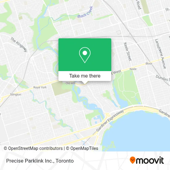 Precise Parklink Inc. map