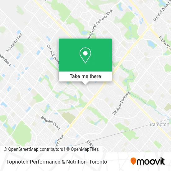Topnotch Performance & Nutrition map