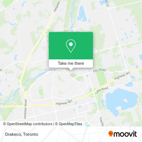 Drakeco map
