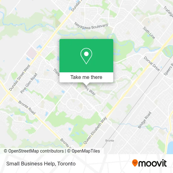 Small Business Help map