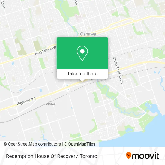 Redemption House Of Recovery map