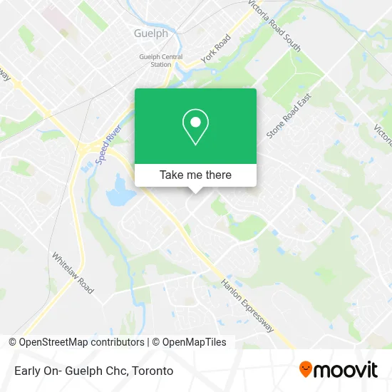 Early On- Guelph Chc map