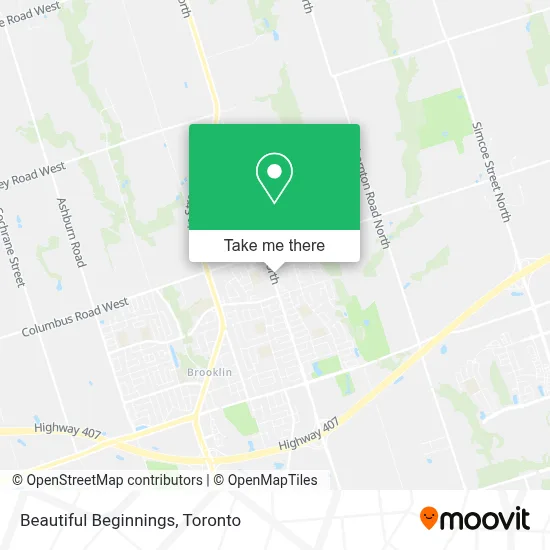 Beautiful Beginnings map